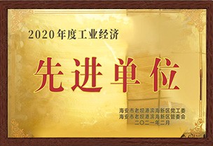 2020工業(yè)經(jīng)濟(jì)先進(jìn)單位